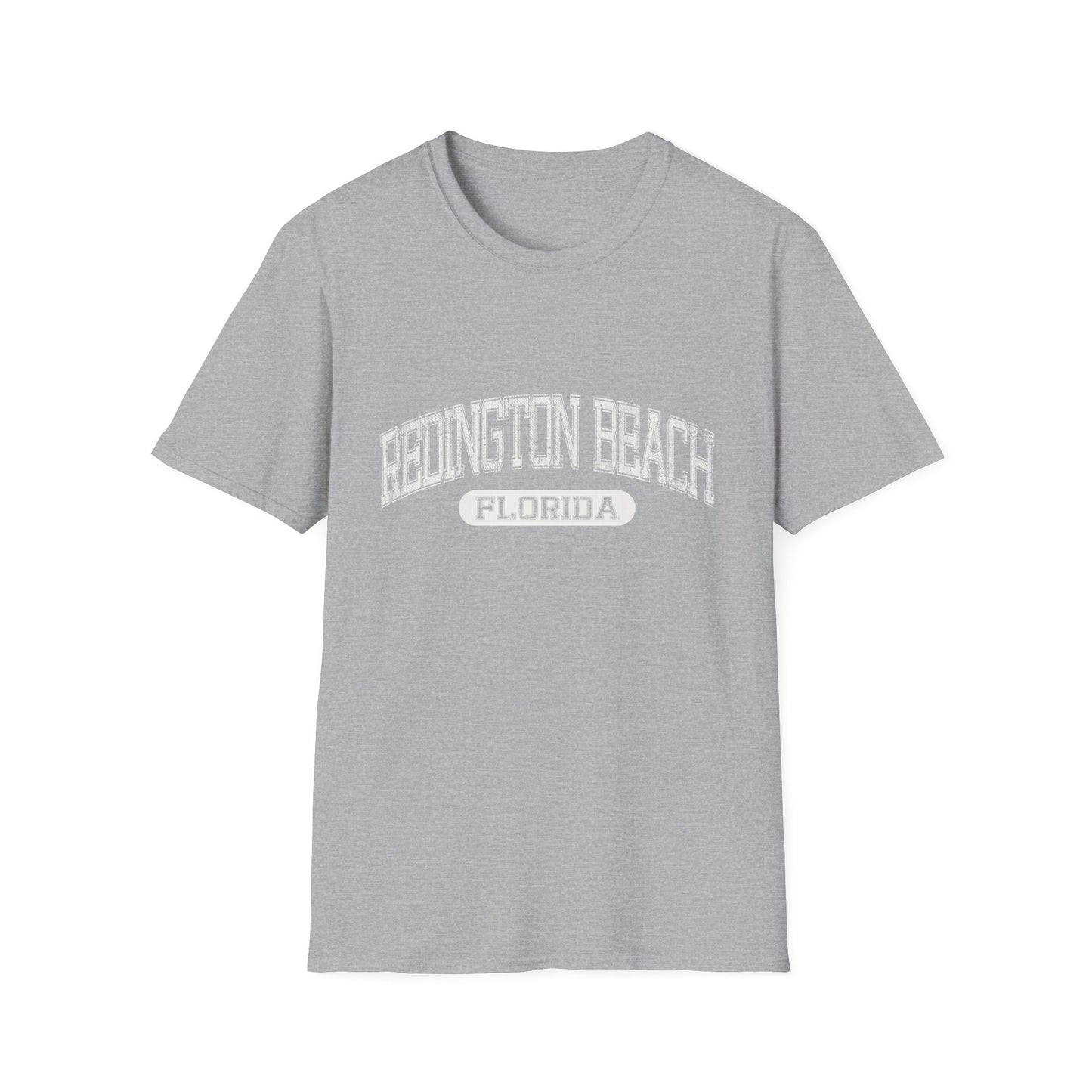 Redington Beach Tshirt Florida - Official Tee Bold Letters Beach Tee Distressed